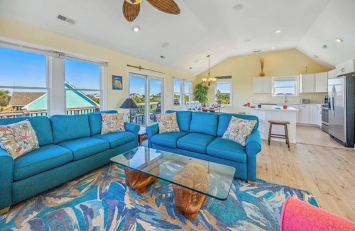 Salvo House | Oceanview Dog Friendly w/Private Pool, Hot Tub, Game Room, and Home Theaters