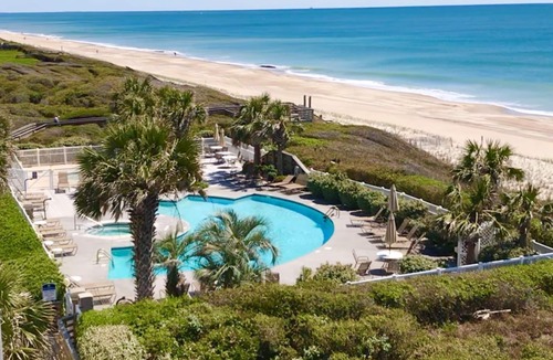 Indian Beach Condo | Once Upon a Tide: FULL RENO for 2026! Oceanfront, Pool, Linens