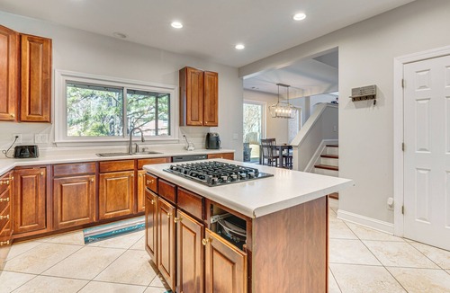 Stone Mountain House | Outdoor Kitchen! Spacious Stone Mountain Retreat