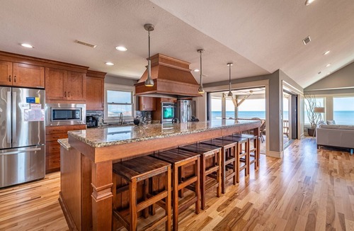 South Nags Head House | Outside-In - S Nags Head MP 18.5, Luxury Oceanfront, Elevator, Pool, Cabana, Home Theatre, Pets OK