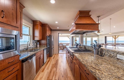 South Nags Head House | Outside-In - S Nags Head MP 18.5, Luxury Oceanfront, Elevator, Pool, Cabana, Home Theatre, Pets OK