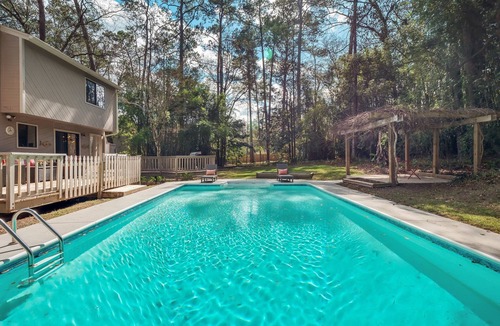 Tallahassee House | Palmer & Tally - Fenced in Yard + Private Pool