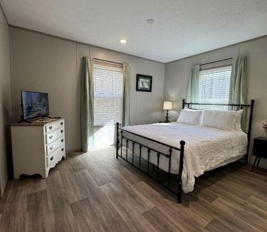 Alexis House | Peaceful Farmstead Cottage with Creekside Views Near Iron Station, North Carolina