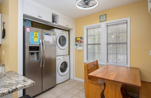 Saint Helena Island House | Peaceful home with fire-pit, screened porch, pet friendly, walk to the beach.