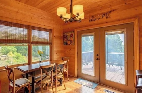 Purlear Cabin | Peaceful Log Cabin near Boone.