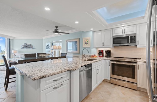 Myrtle Beach Condo | Perfect Ocean View! Large Balcony-Fantastic Kitchen & Baths! + Beach Locker!