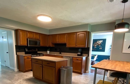 Western Branch North House | Pet & family friendly 4 bedroom home w gas fireplace