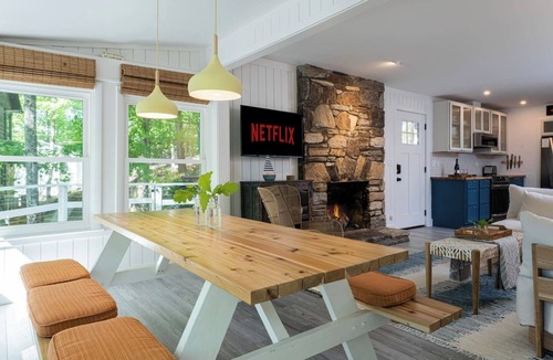 Lake Lure House | Pet-Friendly Lake House | Hot Tub, Sauna & Kayaks