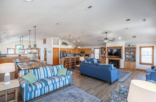 South Nags Head House | Pet-friendly oceanfront home w/pool, hot tub, & stunning views!
