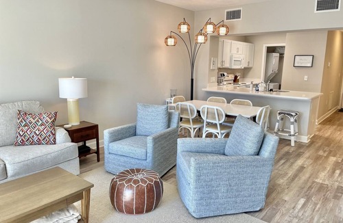 Waterside Village Condo | Pet Friendly Pool + Beach Sleeps 8