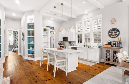 Dune Allen Beach House | Pool Heated, Pet-Friendly, 6-person Golf Cart, and Infinity pool! Self Managed!