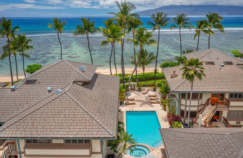 Historic Lahaina Front Street Condo | Premier, Beachfront Hotel, Puunoa Beach Estates #101