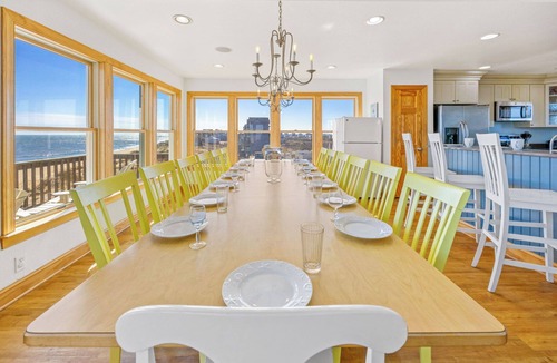 Rodanthe House | Premier Oceanfront Dog Friendly w/Pool, Hot Tub, EV Charger, Elevator, Theater