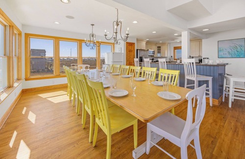 Rodanthe House | Premier Oceanfront Dog Friendly w/Pool, Hot Tub, EV Charger, Elevator, Theater