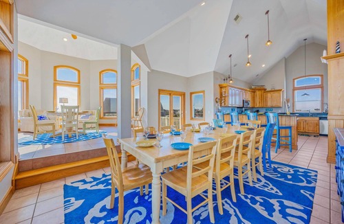 Frisco House | Premier Oceanfront w/Pool, Hot Tub, Elevator, Game and Theater Rooms, Tiki Bar