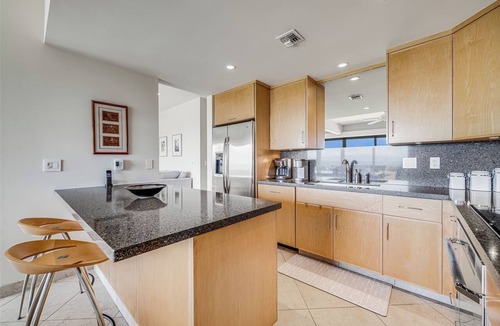 Wailea Condo | Premium Oceanfront Makena Surf #F-102 with Central AC & Island Views