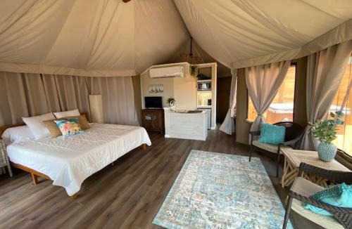 Oatmeal Other | Premium Suite 1-Safari Tent-Private Hot Tub