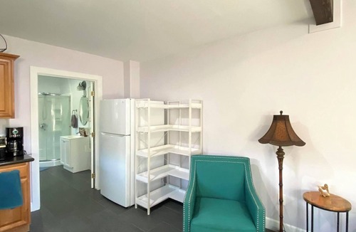 Makaha Apartment | Private, country living modern conveniences. Tropical farm, steps from the beach