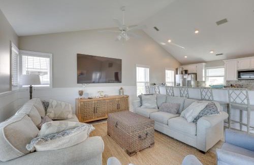 Ocean City Beach House | Private Hot Tub & Dock: North Topsail Beach Home