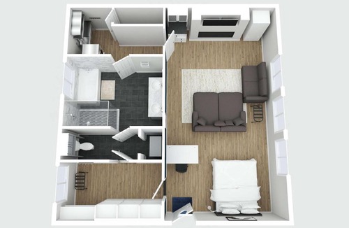 Newington Apartment | Private King Suite - Springfield METRO