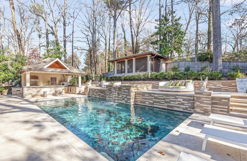Buckhead House | Private Luxury Villa in Buckhead with Pool, Grill & Entertainment Space