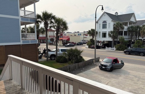 Cherry Grove Beach House | Private, Oceanfront, Cherry Grove, Golf cart included pet friendly, big swim spa