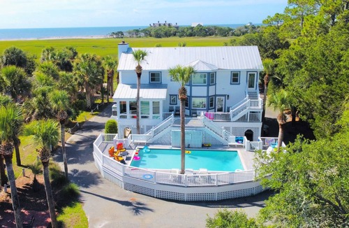 Edisto Island House | Private Pool & Tidal Creek Dock; Expansive Creek/Marsh Views; Beach Access