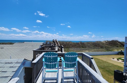 Hatteras Condo | Put your Anchor down with Nautical Nine! Beachfront, Pet Friendly Cabana!