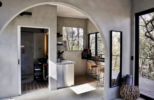 Oatmeal House | Rame Modern Treetop Villa with Dip Pool & Rope Bridge