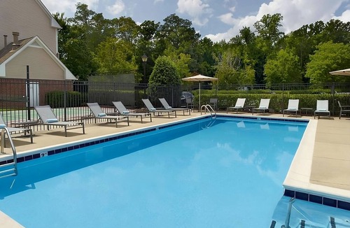 Cary Hotel | Rare Find! Spacious 2BR Suites with Kitchen, Free Breakfast, Pool, Pet-friendly!