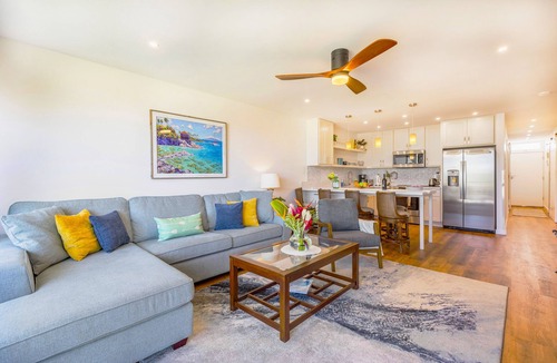 Kuau Condo | [RARE] Upscale 2BR/2BA Kuau Paia - Walk to Beach