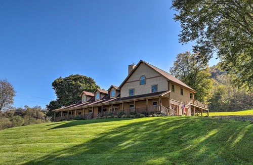 Burnsville House | Relax Fireside: Burnsville Gem w/Game Room & Deck