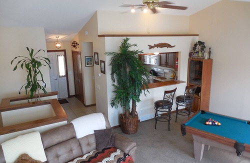 Port Huron Condo | River Front, Two story duplex with boat dock