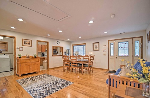 Leadsville House | Riverfront Elkins Home w/Fireplace & Deck!