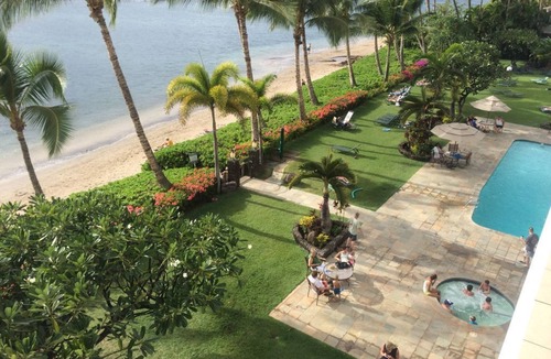 Historic Lahaina Front Street Apartment | Romantic Oceanfront Condo at Lahaina Shores with Sweeping Ocean Views
