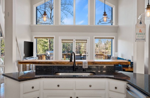 Seneca House | Roomy and gorgeous home on Lake Keowee with hot tub!