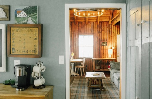 Coles Point Cabin | Rustic 3BR Waterfront Cabin with Firepit + Dock Access