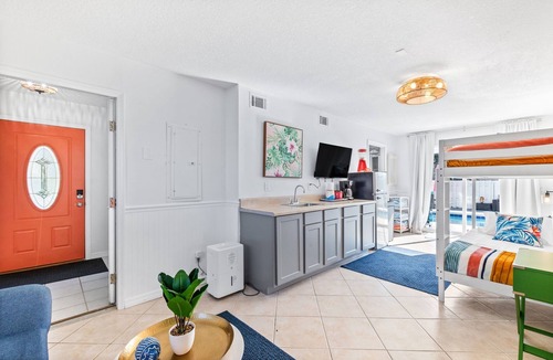 Crescent Beach House | Saltwater Pool, Arcade & Hot Tub · Steps to Beach