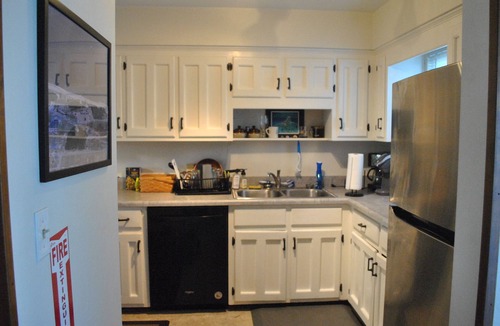 Croatan Beach House | Sat-Sat rental. A stunning view of Lake Christine & short walk to Croatan beach!
