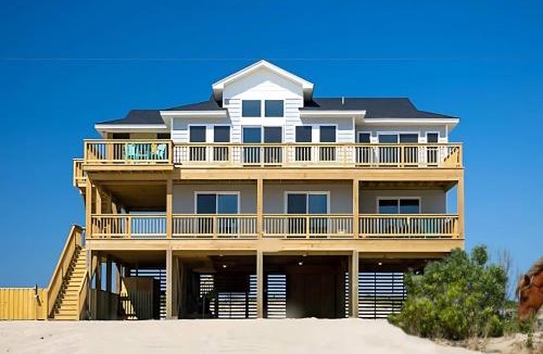 Carova Beach House | Seabatical - 4x4 Carova Beach, Semi-Oceanfront, Ocean View, Pool, Hot Tub, Flex Stays