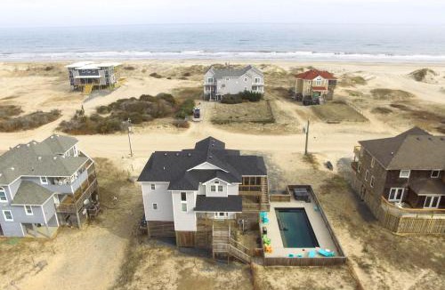Carova Beach House | Seabatical - 4x4 Carova Beach, Semi-Oceanfront, Ocean View, Pool, Hot Tub, Flex Stays