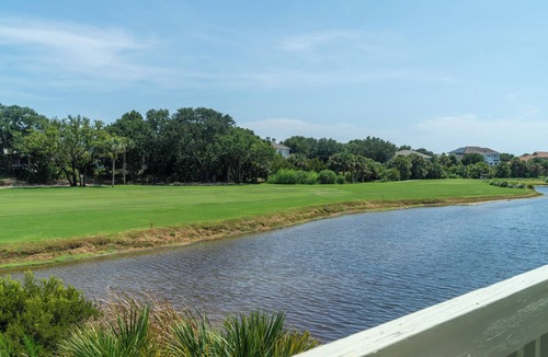 Sealoft Villas Cottage | Sealoft! Beautiful Lagoon/Golf Views! Close to Beach/Pools! Amenity access included!