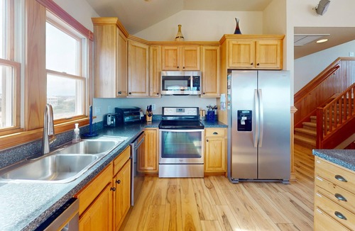 Corolla House | Seaside | 6BR Semi-Oceanfront Carova Beach 4x4 OBX | Pool & Ht Tb | Sleeps 14