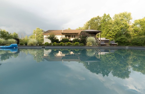 Oberlin House | Secluded 5-Acre Oberlin Escape · Saltwater Pool & 6-Person Hot Tub