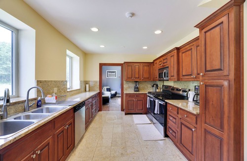 Mount Pocono House | Secluded Mountain Castle Swimming Pool - 50 Private Acres Breathtaking Views