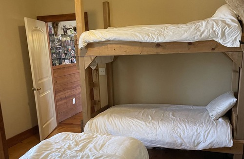 Stephens Cabin | Secluded & Private Cabin situated over stocked pond.