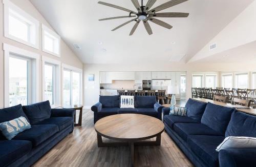 Whalehead Beach House | Semi-Oceanfront Retreat with Pool Theater Elevator