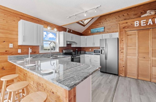 Salvo House | Semi-Oceanfront Salvo Home with Foosball, Grill, and Nearby Beach Access