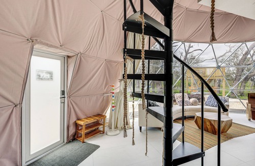 Lampasas House | Serene Hill Country Luxury Glamping Dome - Burnet County