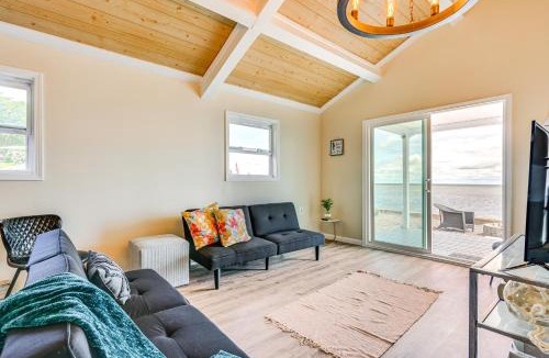 Standish Township House | Serene Lakefront Standish Home w/Fire Pit & Grill